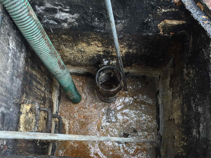 观音里隔油池清理